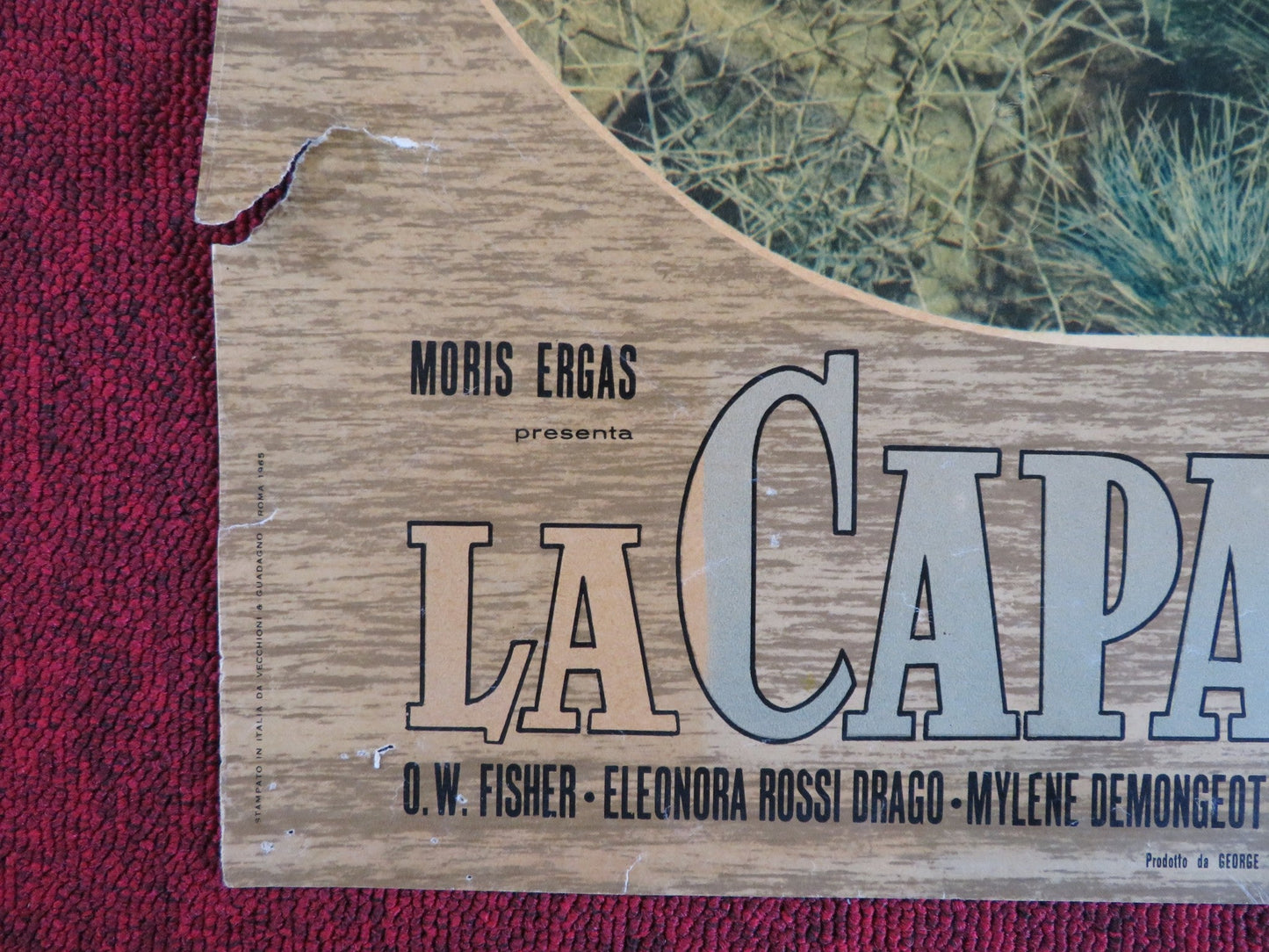 UNCLE TOM'S CABIN - B ITALIAN FOTOBUSTA POSTER JOHN KITZMILLER HERBERT LOM 1965 Rendezvous Cinema Movie posters