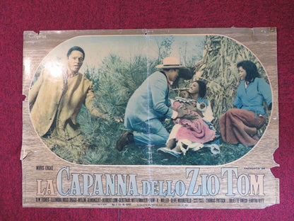 UNCLE TOM'S CABIN - B ITALIAN FOTOBUSTA POSTER JOHN KITZMILLER HERBERT LOM 1965 Rendezvous Cinema Movie posters