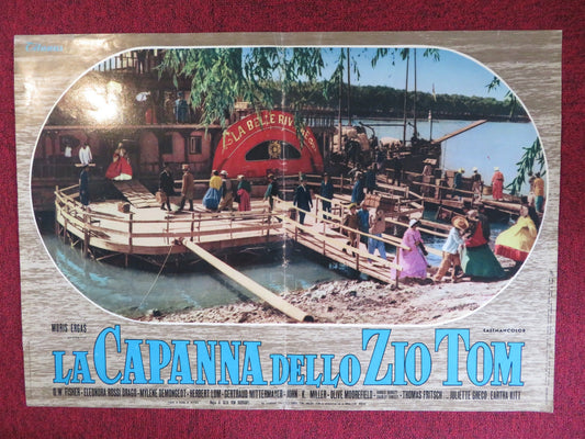 UNCLE TOM'S CABIN - C ITALIAN FOTOBUSTA POSTER JOHN KITZMILLER HERBERT LOM 1965 Rendezvous Cinema Movie posters