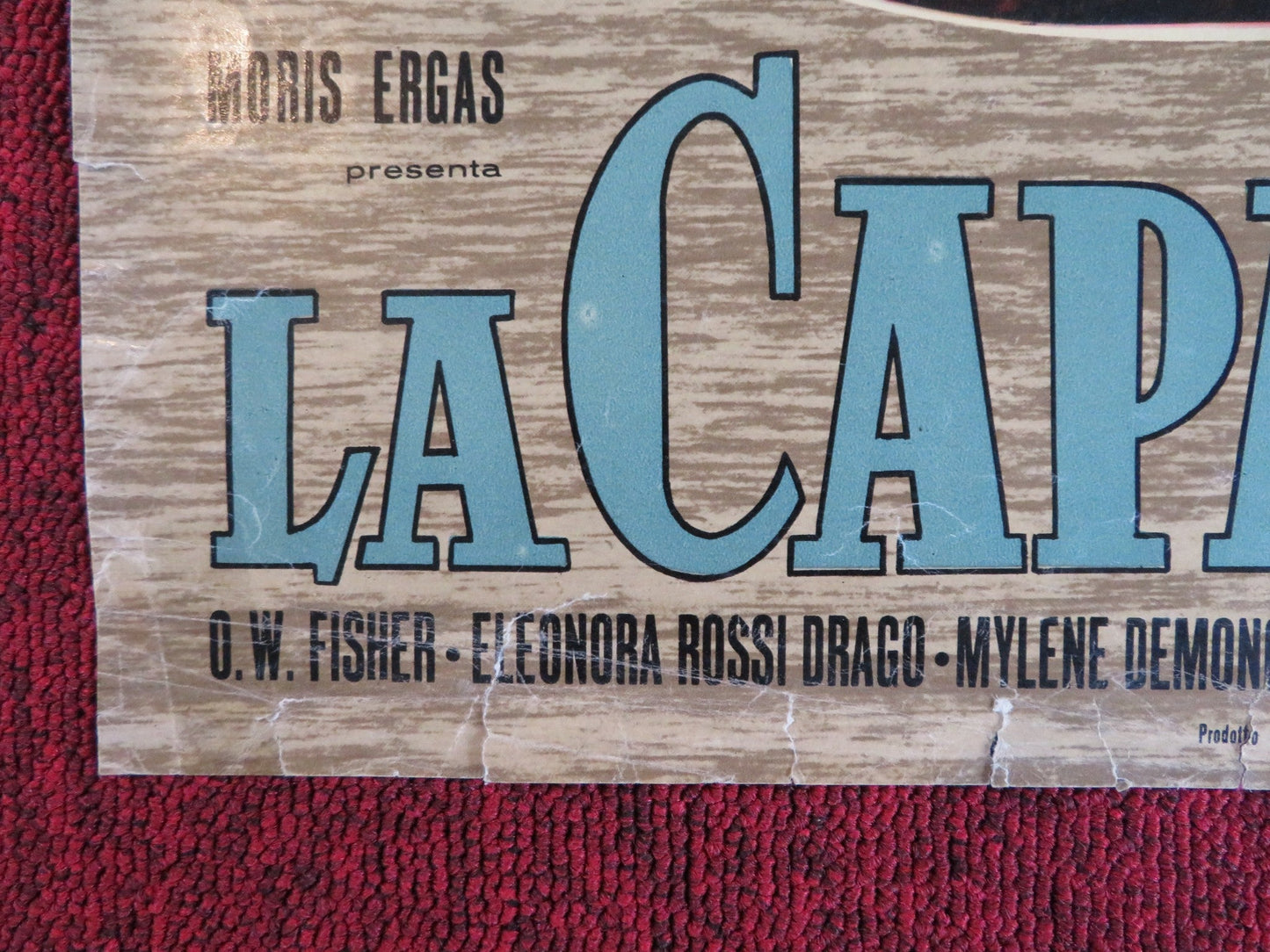 UNCLE TOM'S CABIN - D ITALIAN FOTOBUSTA POSTER JOHN KITZMILLER HERBERT LOM 1965 Rendezvous Cinema Movie posters