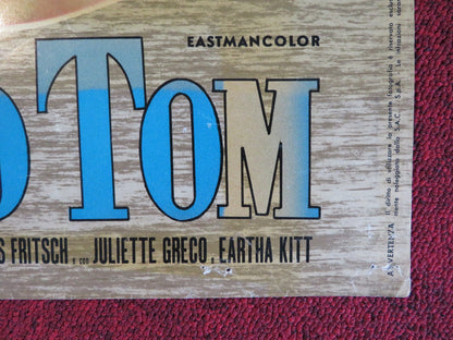 UNCLE TOM'S CABIN - G ITALIAN FOTOBUSTA POSTER JOHN KITZMILLER HERBERT LOM 1965 Rendezvous Cinema Movie posters