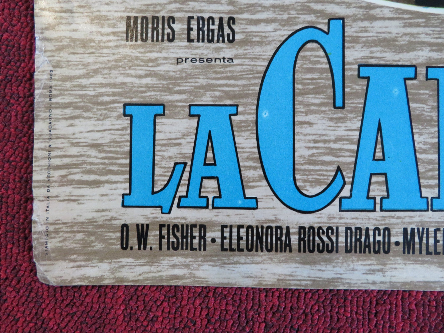 UNCLE TOM'S CABIN - I ITALIAN FOTOBUSTA POSTER JOHN KITZMILLER HERBERT LOM 1965 Rendezvous Cinema Movie posters