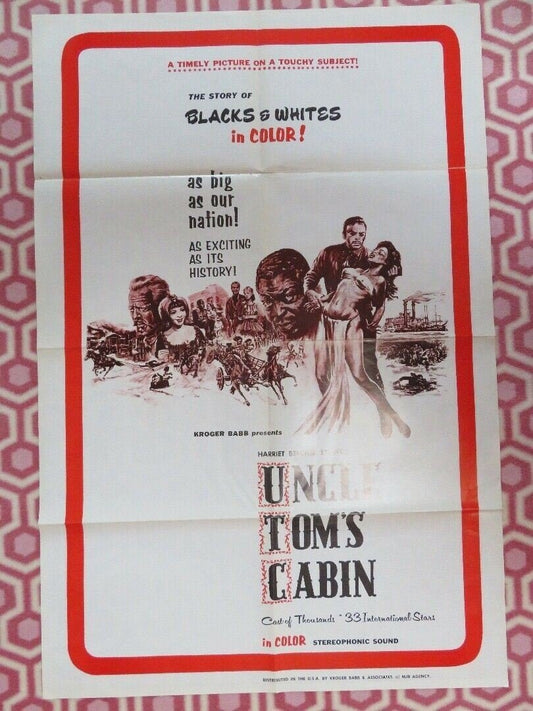 UNCLE TOM'S CABIN US ONE SHEET POSTER HARRIET BEECHER STOWE 1977 Movie posters