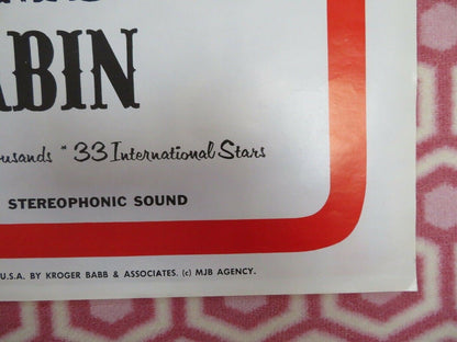 UNCLE TOM'S CABIN US ONE SHEET POSTER HARRIET BEECHER STOWE 1977 Movie posters