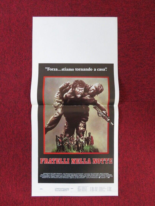 UNCOMMON VALOR ITALIAN LOCANDINA (27.5"x13") POSTER GENE HACKMAN 1983 Movie posters