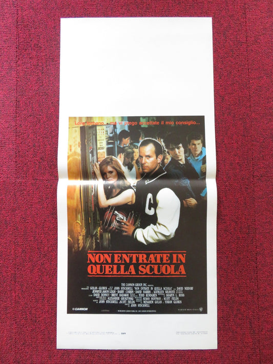 UNDER COVER ITALIAN LOCANDINA POSTER CANNON JENNIFER JASON LEIGH 1987 Rendezvous Cinema Movie posters