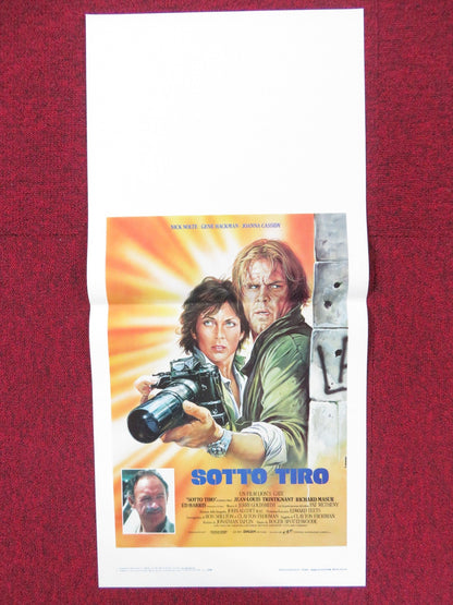 UNDER FIRE ITALIAN LOCANDINA POSTER GENE HACKMAN NICK NOLTE ED HARRIS 1984 Rendezvous Cinema Movie posters