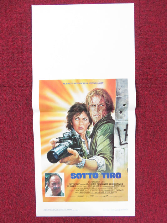 UNDER FIRE ITALIAN LOCANDINA POSTER GENE HACKMAN NICK NOLTE ED HARRIS 1984 Rendezvous Cinema Movie posters