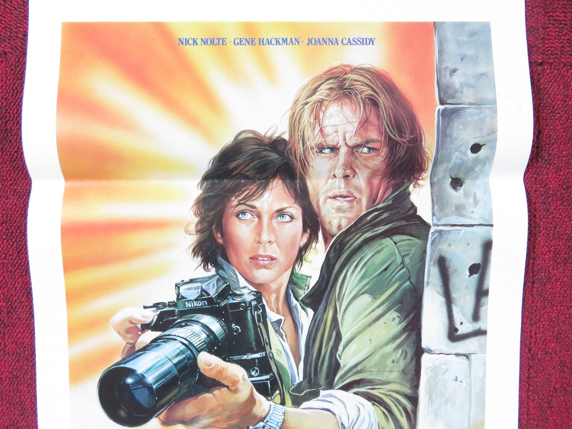 UNDER FIRE ITALIAN LOCANDINA POSTER GENE HACKMAN NICK NOLTE ED HARRIS 1984 Rendezvous Cinema Movie posters