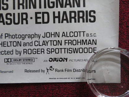 UNDER FIRE UK QUAD (30"x 40") ROLLED POSTER NICK NOLTE GENE HACKMAN 1983 Rendezvous Cinema Movie posters