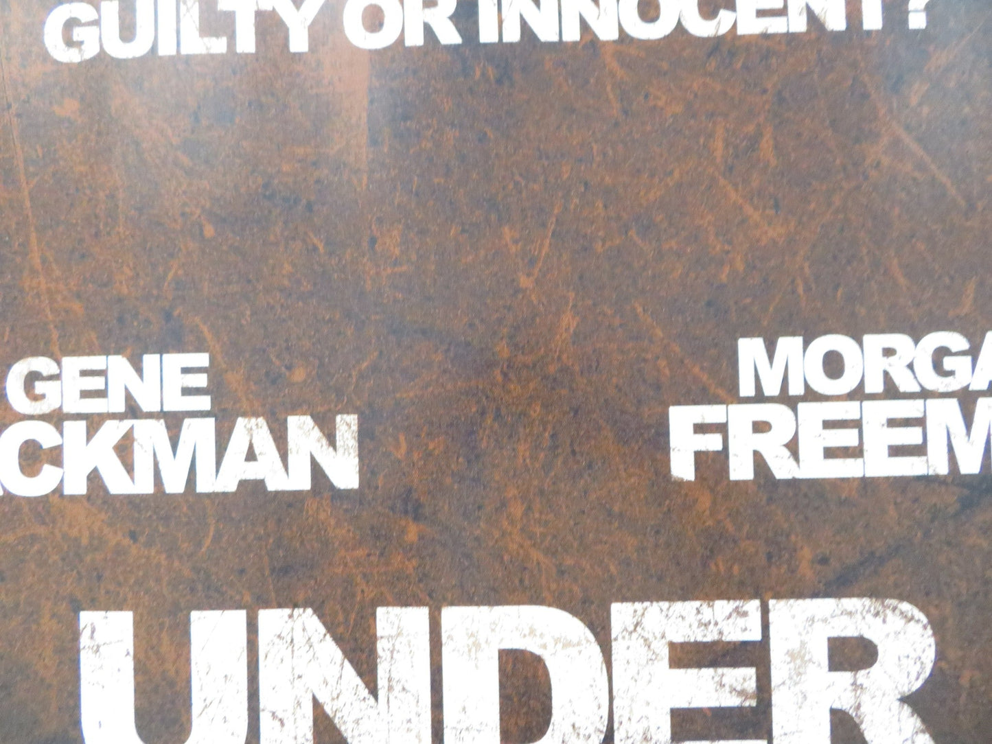 UNDER SUSPICION UK QUAD (30"x 40") ROLLED POSTER GENE HACKMAN M FREEMAN 2000 Rendezvous Cinema Movie posters