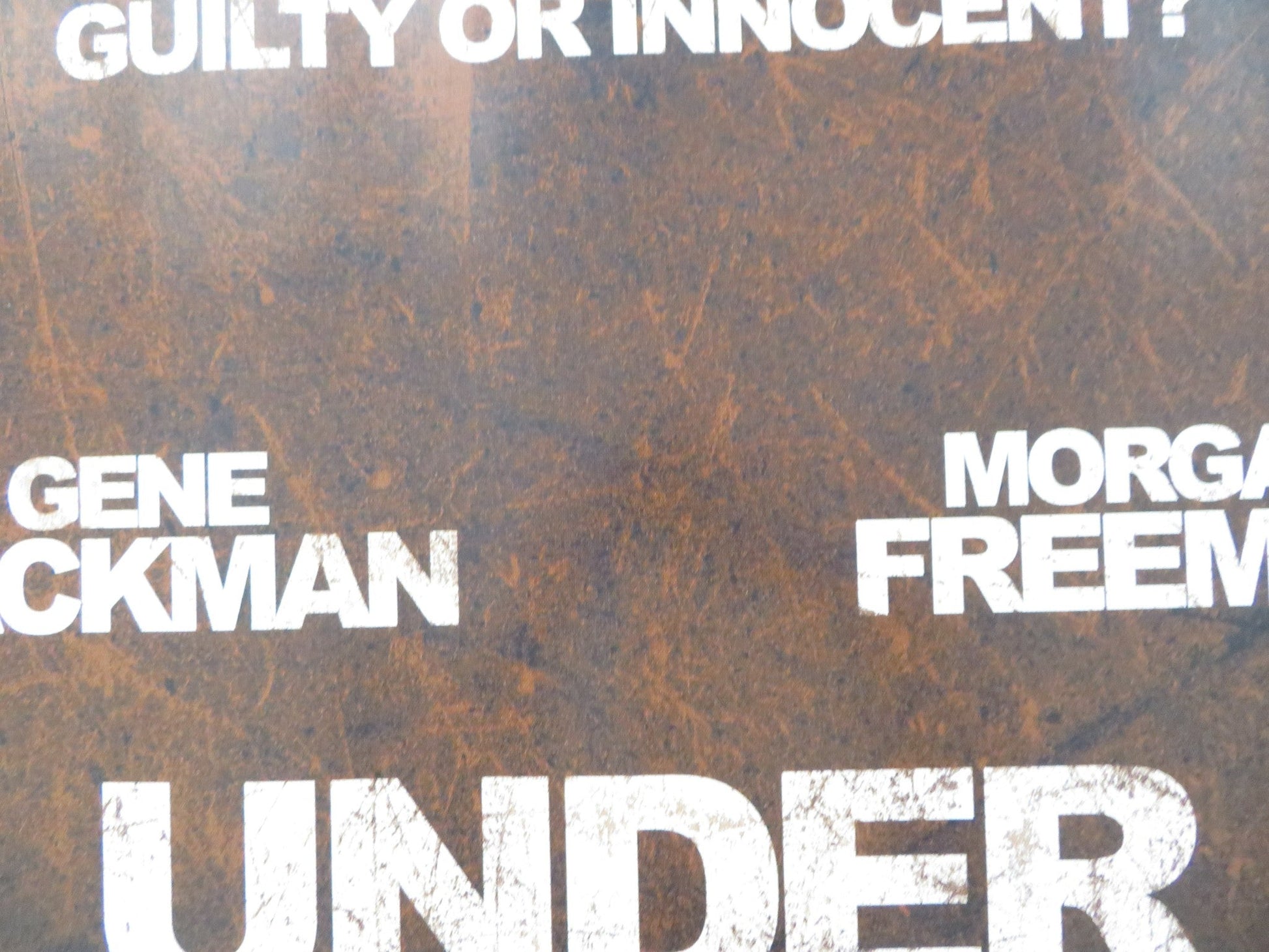 UNDER SUSPICION UK QUAD (30"x 40") ROLLED POSTER GENE HACKMAN M FREEMAN 2000 Rendezvous Cinema Movie posters