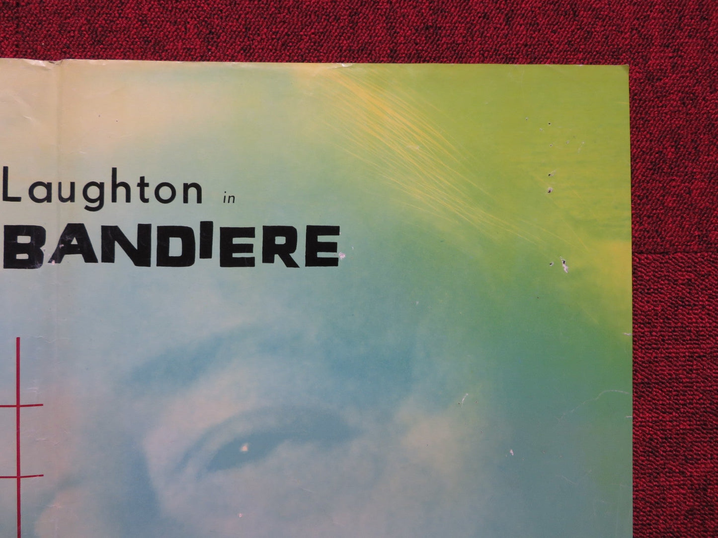 UNDER TEN FLAGS ITALIAN FOGLIO POSTER VAN HEFLIN CHARLES LAUGHTON 1960 Rendezvous Cinema Movie posters