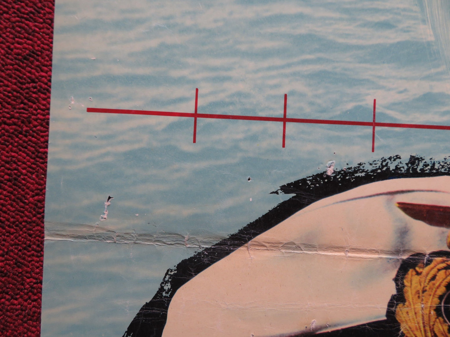 UNDER TEN FLAGS ITALIAN FOGLIO POSTER VAN HEFLIN CHARLES LAUGHTON 1960 Rendezvous Cinema Movie posters