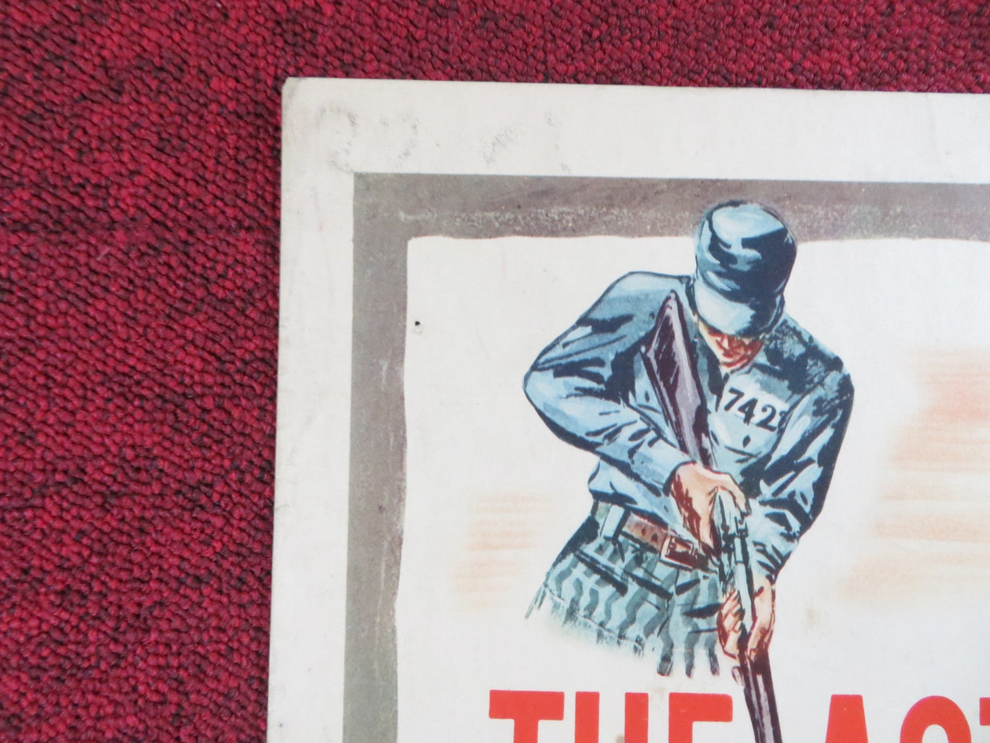 UNDER THE GUN US INSERT (14"x 36") POSTER RICHARD CONTE AUDREY TOTTER 1951 Rendezvous Cinema Movie posters