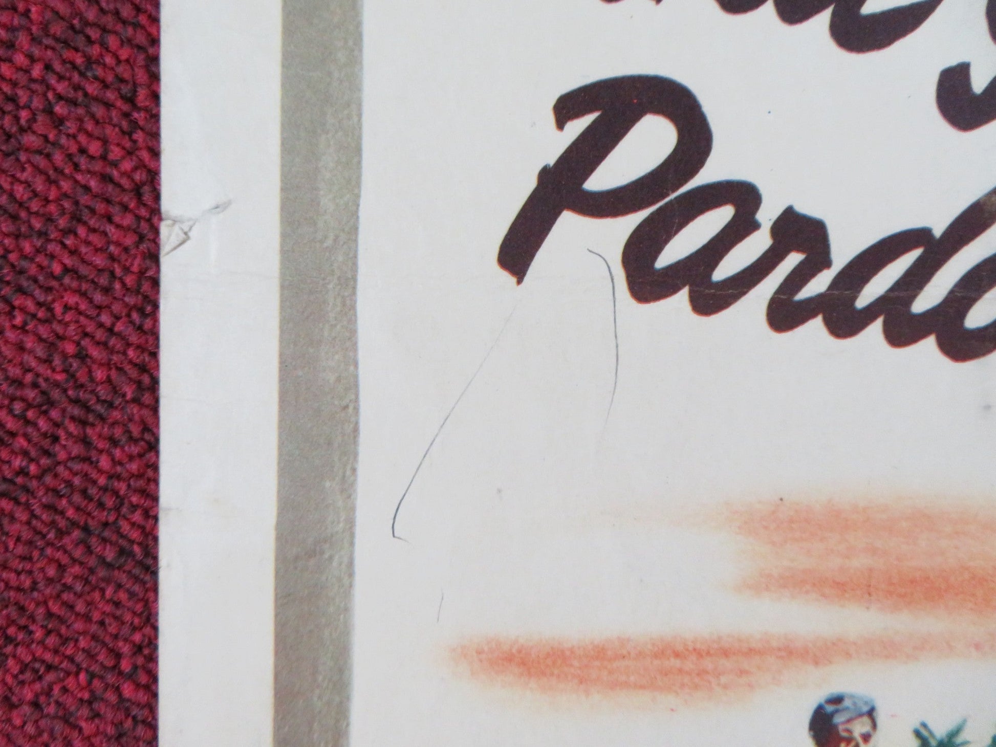 UNDER THE GUN US INSERT (14"x 36") POSTER RICHARD CONTE AUDREY TOTTER 1951 Rendezvous Cinema Movie posters