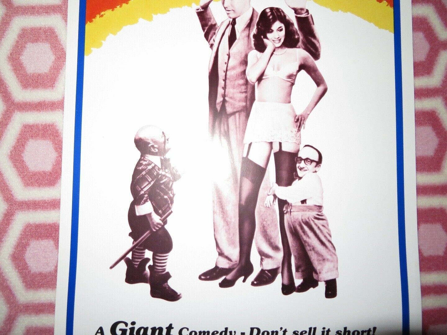 UNDER THE RAINBOW US INSERT (14"x 36") POSTER CHEVY CHASE CARRIE FISHER 1981 Rendezvous Cinema Movie posters