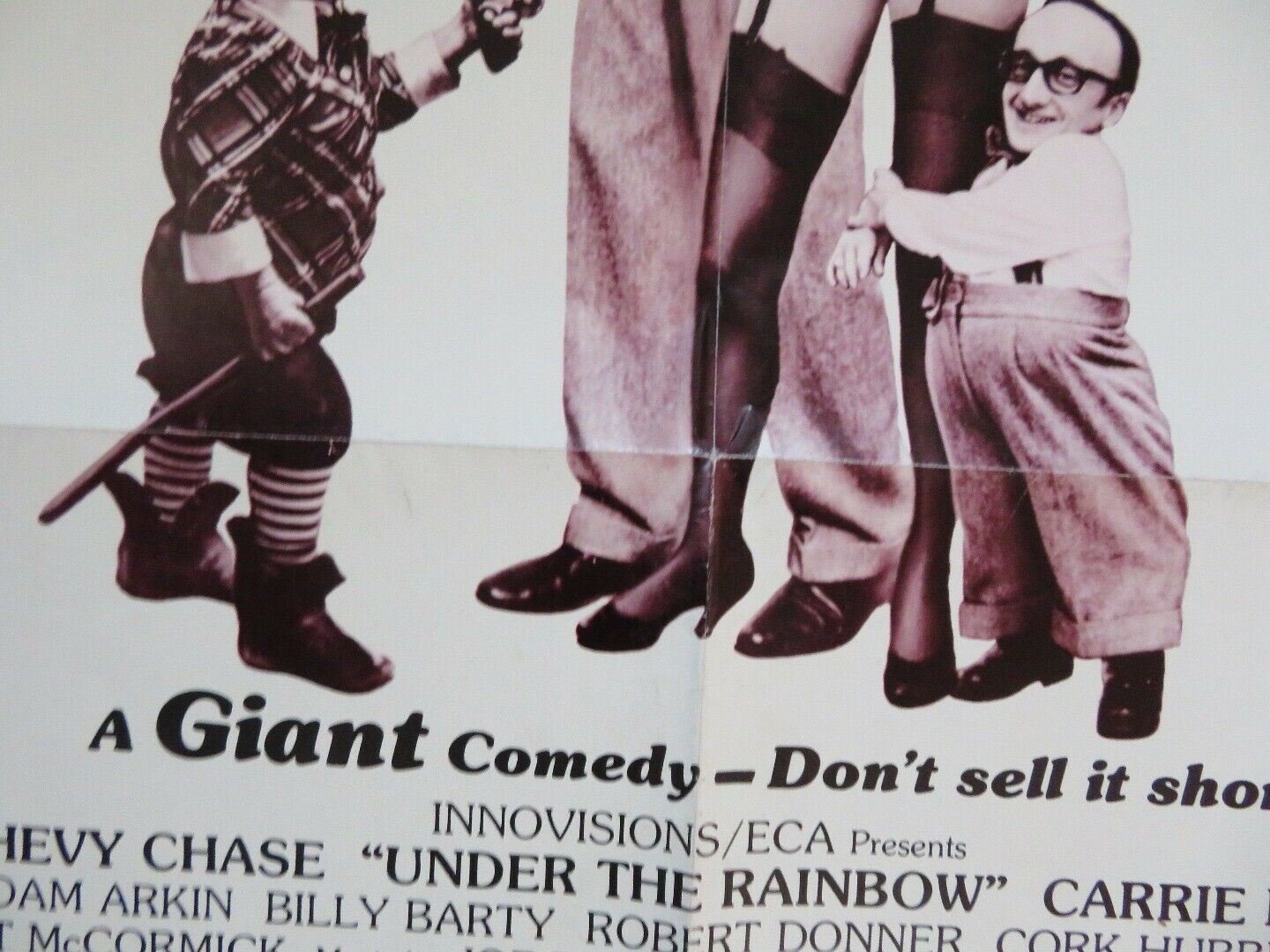 UNDER THE RAINBOW US ONE SHEET POSTER CHEVY CHASE CARRY FISHER 1981 Movie posters