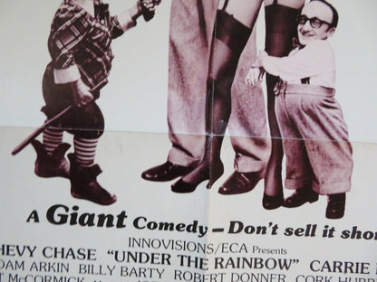 UNDER THE RAINBOW US ONE SHEET POSTER CHEVY CHASE CARRY FISHER 1981 Movie posters