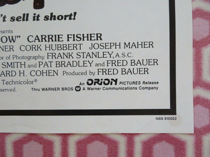 UNDER THE RAINBOW US ONE SHEET POSTER CHEVY CHASE CARRY FISHER 1981 Movie posters