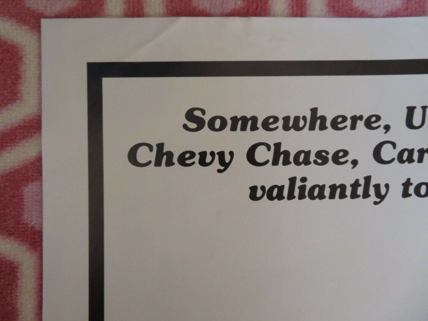 UNDER THE RAINBOW US ONE SHEET POSTER CHEVY CHASE CARRY FISHER 1981 Movie posters