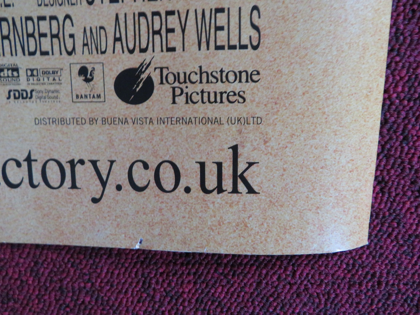 UNDER THE TUSCAN SUN UK QUAD (30"x 40") ROLLED POSTER DIANE LANE SANDRA OH 2003 Rendezvous Cinema Movie posters