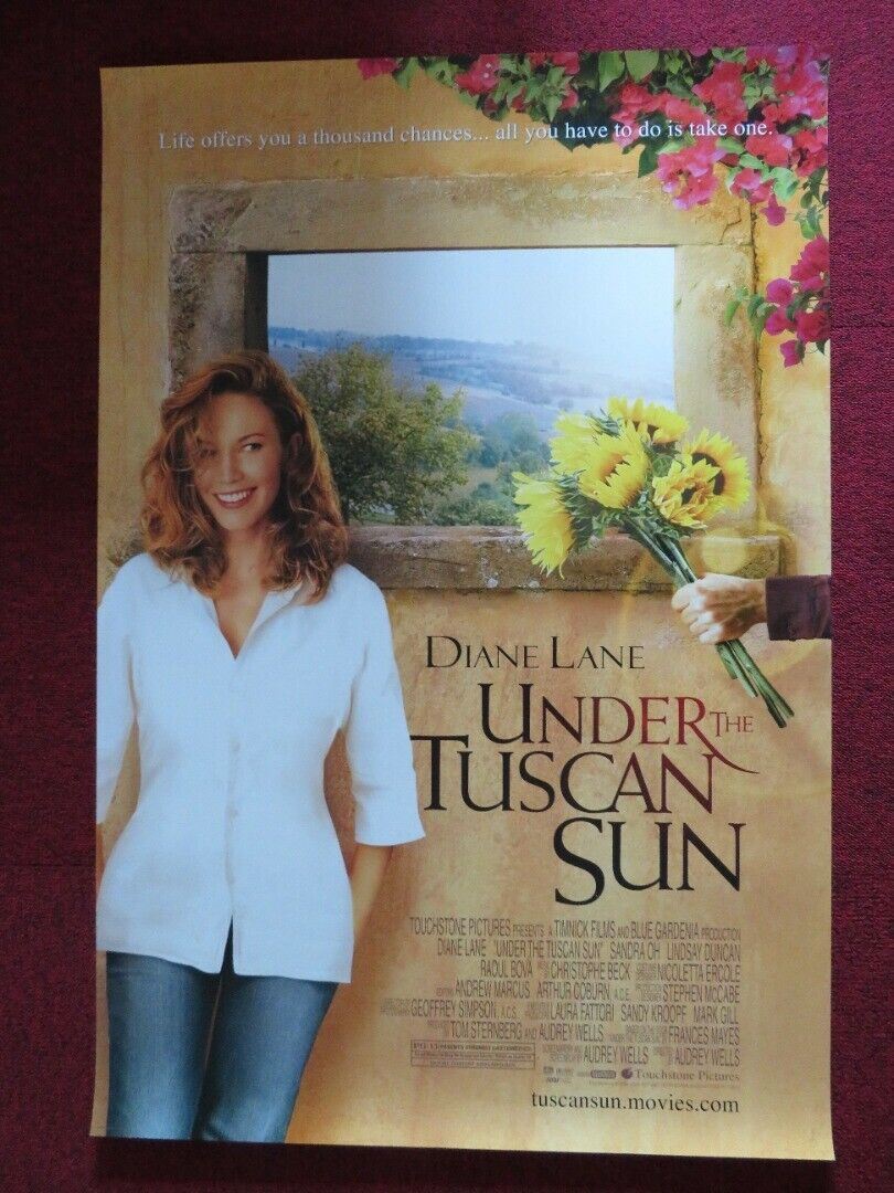 UNDER THE TUSCAN SUN US ONE SHEET ROLLED POSTER DIANE LANE SANDRA OH 2003 Movie posters