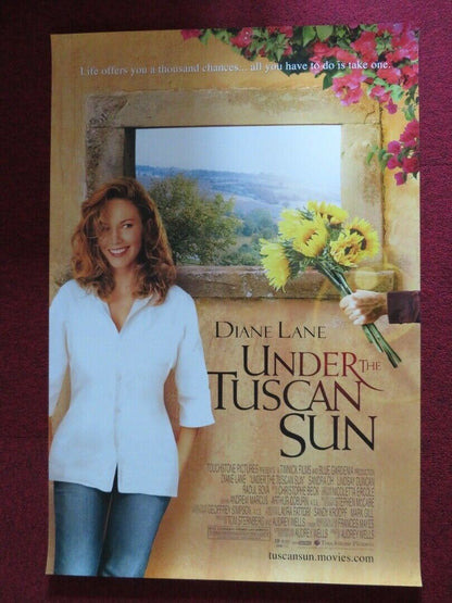 UNDER THE TUSCAN SUN US ONE SHEET ROLLED POSTER DIANE LANE SANDRA OH 2003 Movie posters