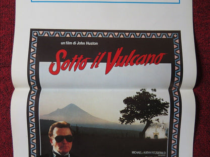UNDER THE VOLCANO ITALIAN LOCANDINA (27.5"x13") POSTER ALBERT FINNEY 1984 Movie posters