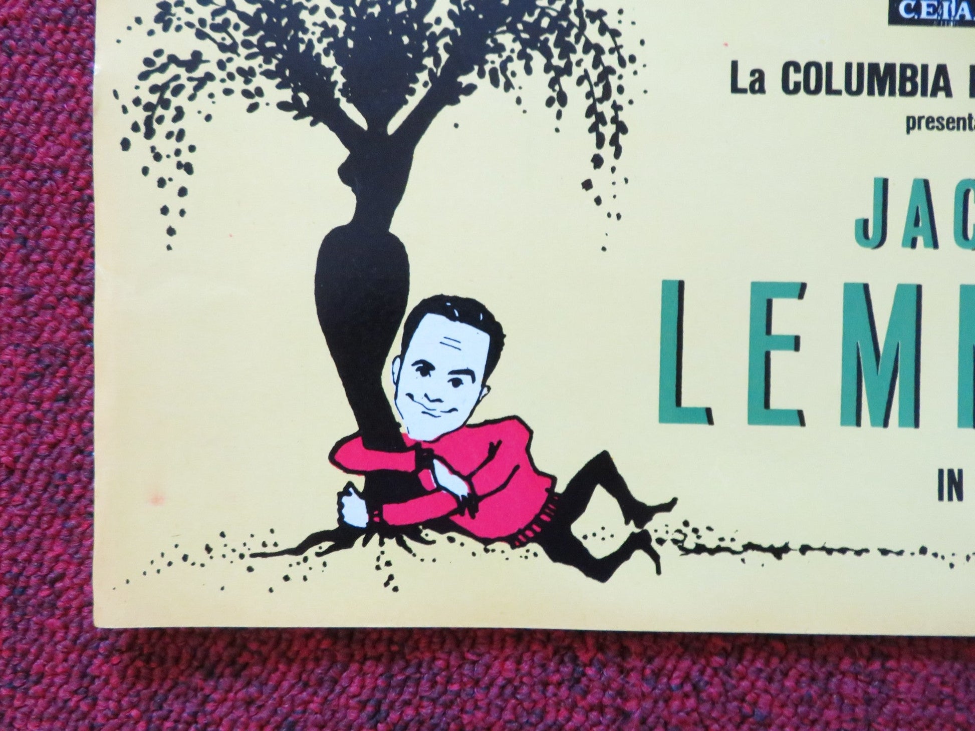 UNDER THE YUM YUM TREE - B ITALIAN FOTOBUSTA POSTER JACK LEMMON C. LYNLEY 1963 Rendezvous Cinema Movie posters