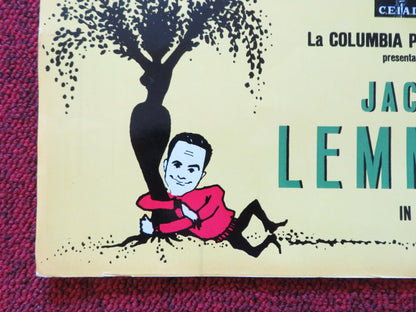 UNDER THE YUM YUM TREE - C ITALIAN FOTOBUSTA POSTER JACK LEMMON C. LYNLEY 1963 Rendezvous Cinema Movie posters