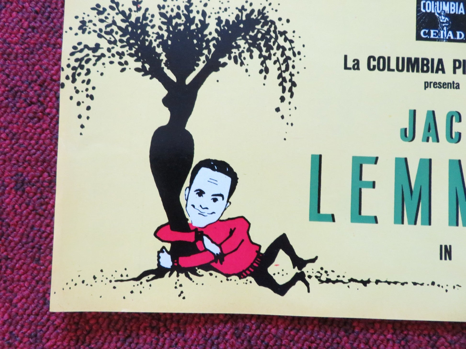 UNDER THE YUM YUM TREE - F ITALIAN FOTOBUSTA POSTER JACK LEMMON C. LYNLEY 1963 Rendezvous Cinema Movie posters