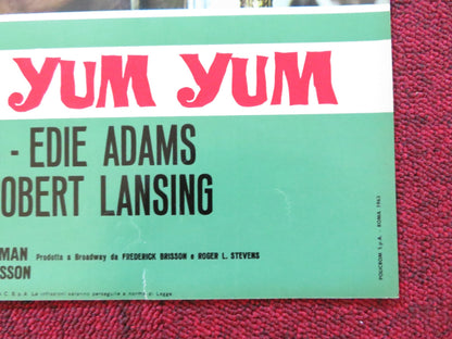 UNDER THE YUM YUM TREE - G ITALIAN FOTOBUSTA POSTER JACK LEMMON C. LYNLEY 1963 Rendezvous Cinema Movie posters