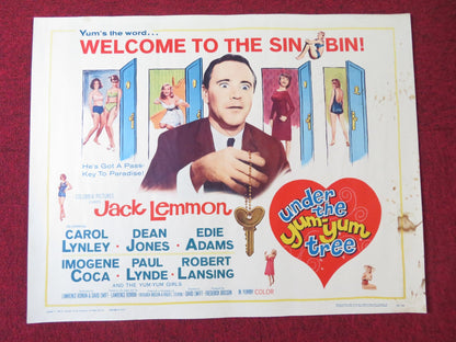 UNDER THE YUM YUM TREE HALF SHEET (22"x 28") POSTER JACK LEMMON DEAN JONES 1963 Rendezvous Cinema Movie posters