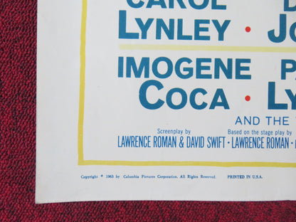 UNDER THE YUM YUM TREE HALF SHEET (22"x 28") POSTER JACK LEMMON DEAN JONES 1963 Rendezvous Cinema Movie posters