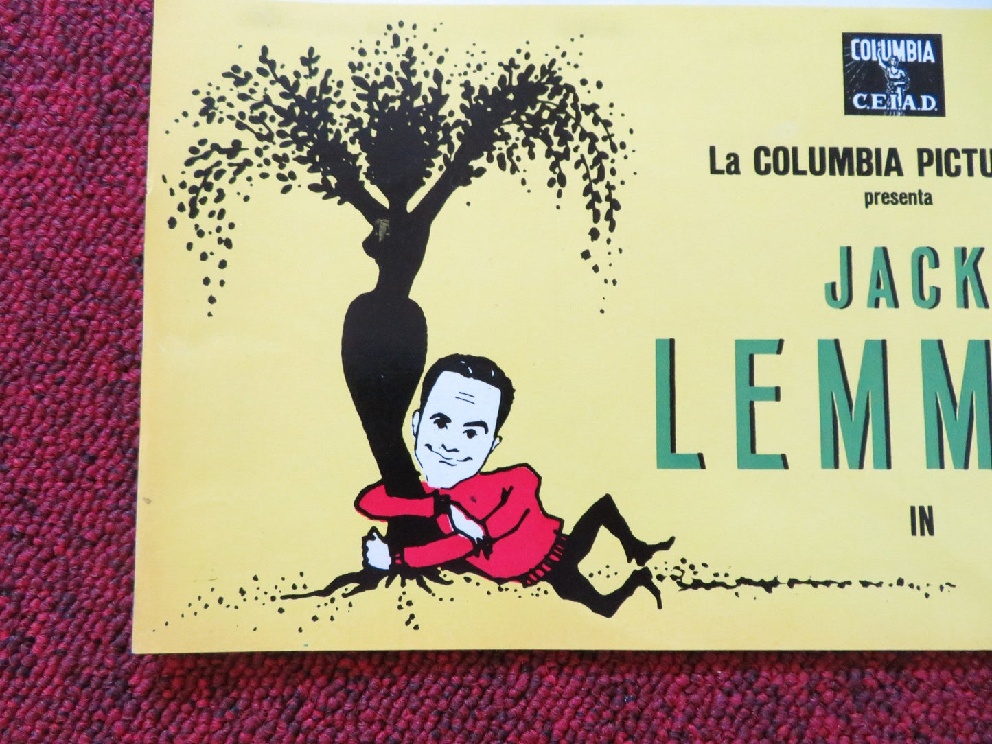 UNDER THE YUM YUM TREE - J ITALIAN FOTOBUSTA POSTER JACK LEMMON C. LYNLEY 1963 Rendezvous Cinema Movie posters