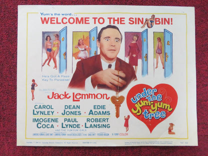 UNDER THE YUM YUM TREE US LOBBY CARD SET JACK LEMMON C. LYNLEY DEAN JONES 1963 Rendezvous Cinema Movie posters