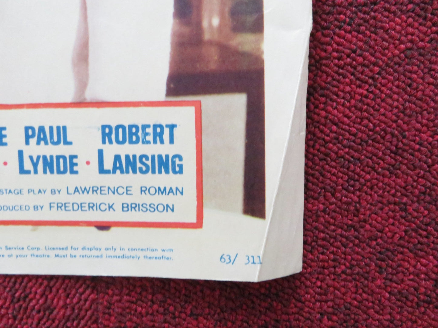 UNDER THE YUM YUM TREE US LOBBY CARD SET JACK LEMMON C. LYNLEY DEAN JONES 1963 Rendezvous Cinema Movie posters