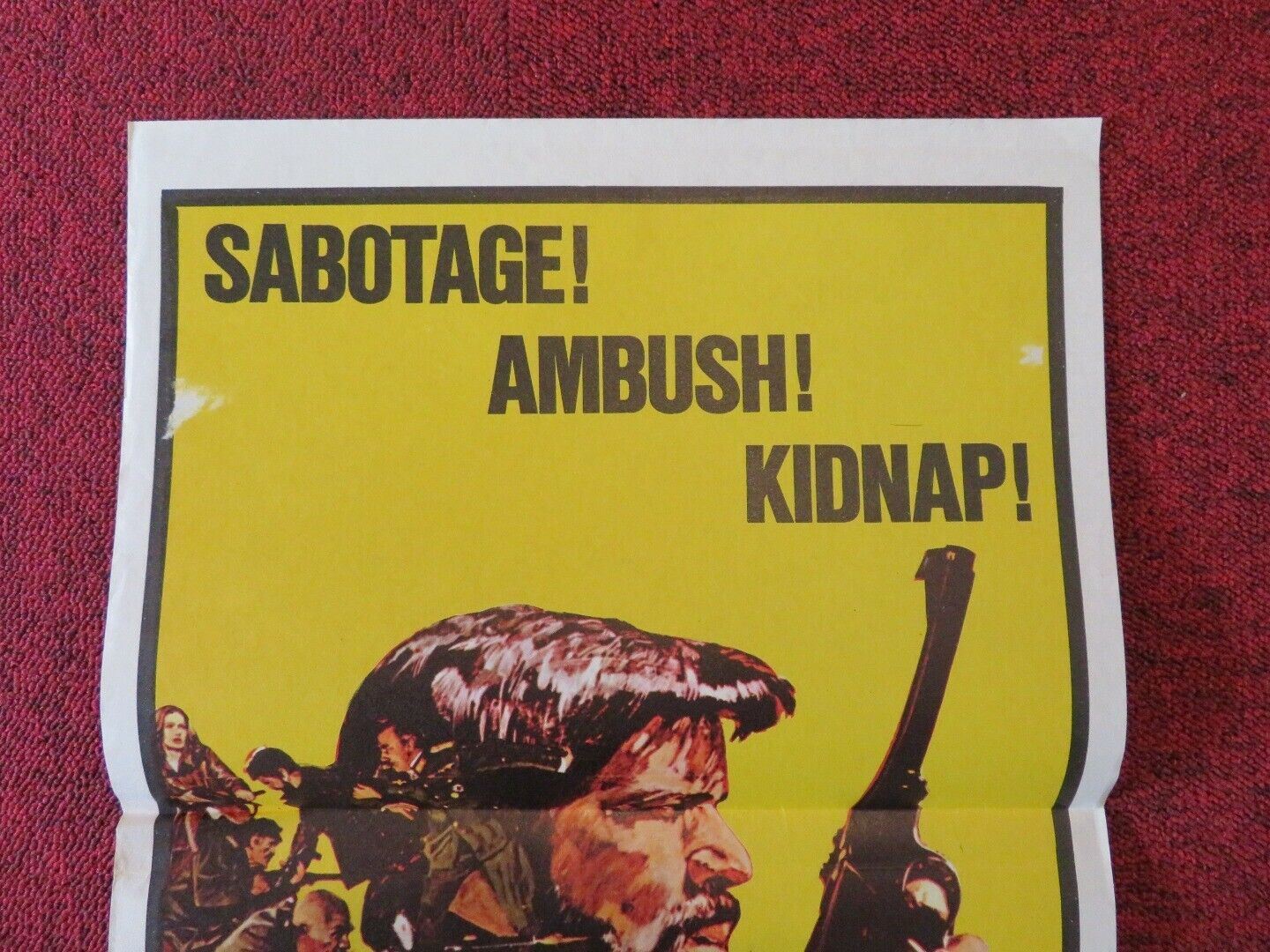 UNDERGROUND FOLDED AUSTRALIAN DAYBILL POSTER Robert Goulet Danièle Gaubert 1970 Movie posters