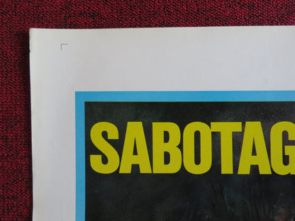 UNDERGROUND FOLDED US ONE SHEET POSTER ROBERT GOULET DANIELE GAUBERT 1970 Rendezvous Cinema Movie posters