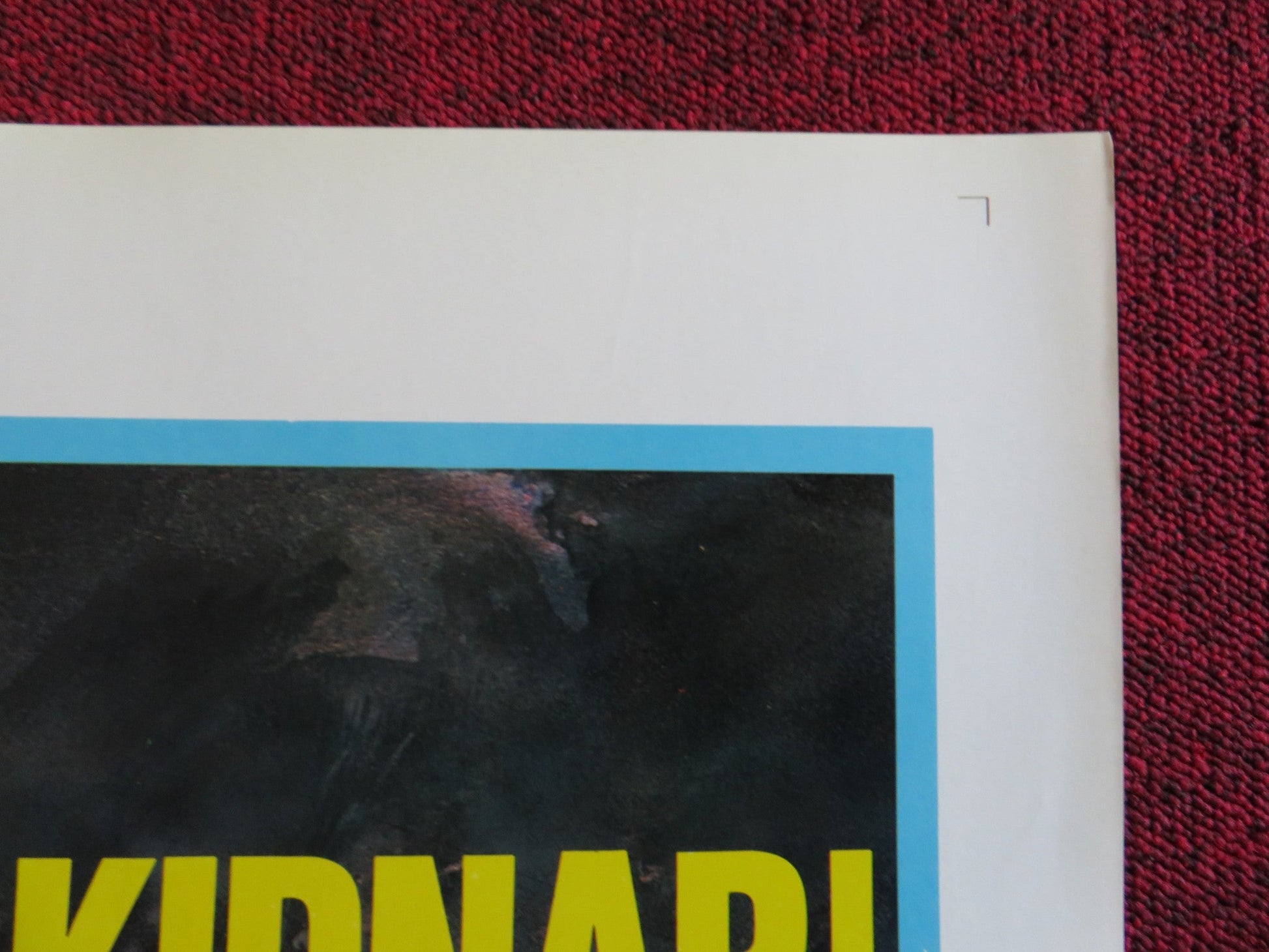 UNDERGROUND FOLDED US ONE SHEET POSTER ROBERT GOULET DANIELE GAUBERT 1970 Rendezvous Cinema Movie posters