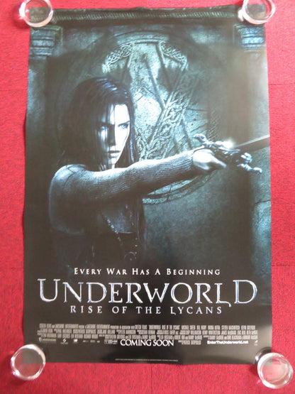 UNDERWORLD: RISE OF THE LYCANS US ONE SHEET ROLLED POSTER KATE BECKINSALE 2009 Rendezvous Cinema Movie posters