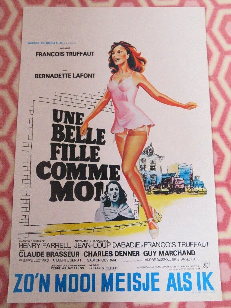 UNE BELLE FILLE COMME MOI/ A Gorgeous Girl Like Me BELGIUM (21"x 14") POSTER '72 Movie posters