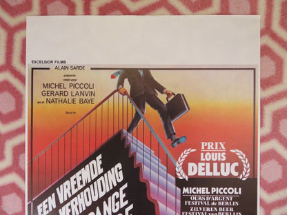 UNE ETRANGE AFFAIRE/ Strange Affair BELGIUM (21.5"x14") POSTER MICHEL PICCOLI Movie posters