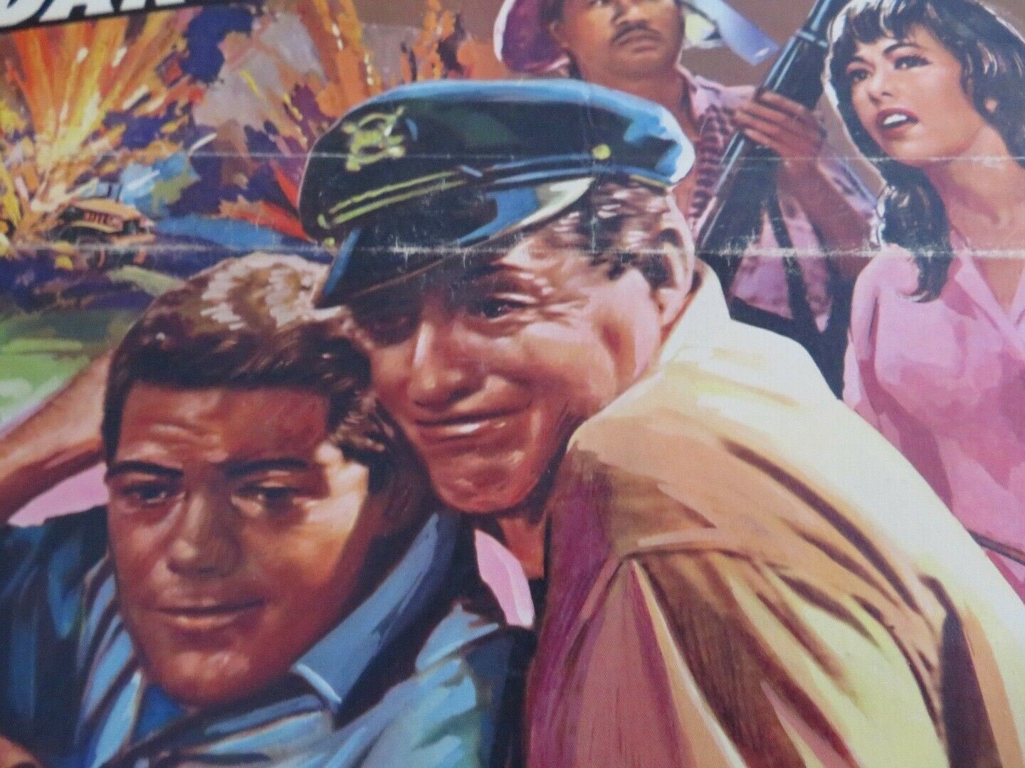 UNE FILLE DANS LA BATAILLE / CRY OF BATTLE BELGIUM (21"x 14") POSTER HEFLIN 1963 Movie posters