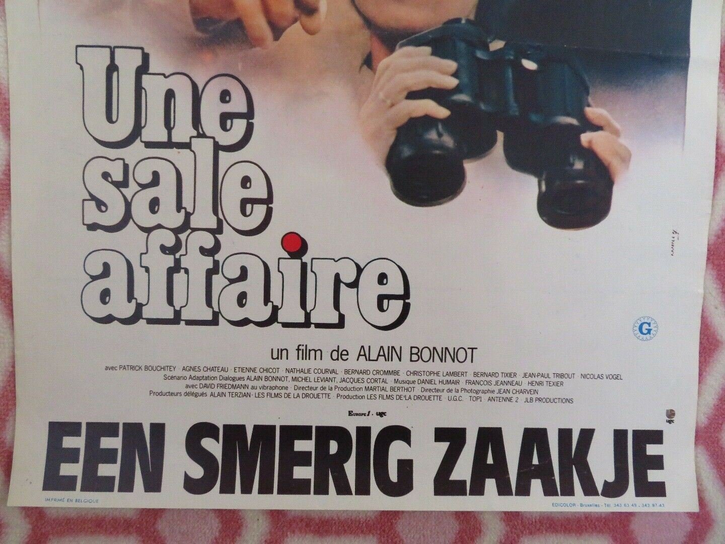 UNE SALE AFFAIRE/ ABOVE SUSPICION BELGIUM (21.5"x 14.5") POSTER MARLENE JOBERT Movie posters