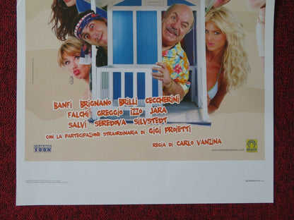 UN'ESTATE AL MARE ITALIAN LOCANDINA (27.5"x13") POSTER BANFI BRIGNANA 2008 Movie posters