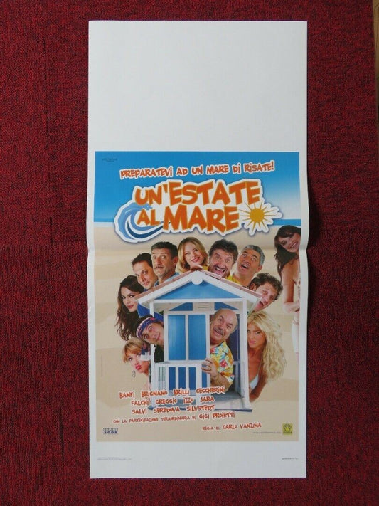 UN'ESTATE AL MARE ITALIAN LOCANDINA (27.5"x13") POSTER BANFI BRIGNANA 2008 Movie posters