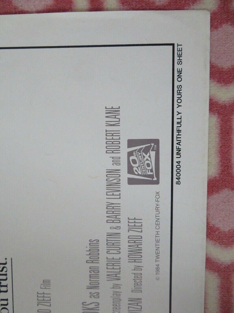 UNFAITHFULLY YOURS US ONE SHEET POSTER DUDLEY MOORE NASTASSJA KINSKI Movie posters