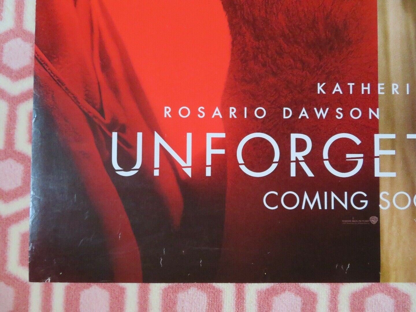 UNFORGETTABLE UK ONE SHEET (27"x 41") ROLLED POSTER KATHERINE HEIGL 2017 Movie posters